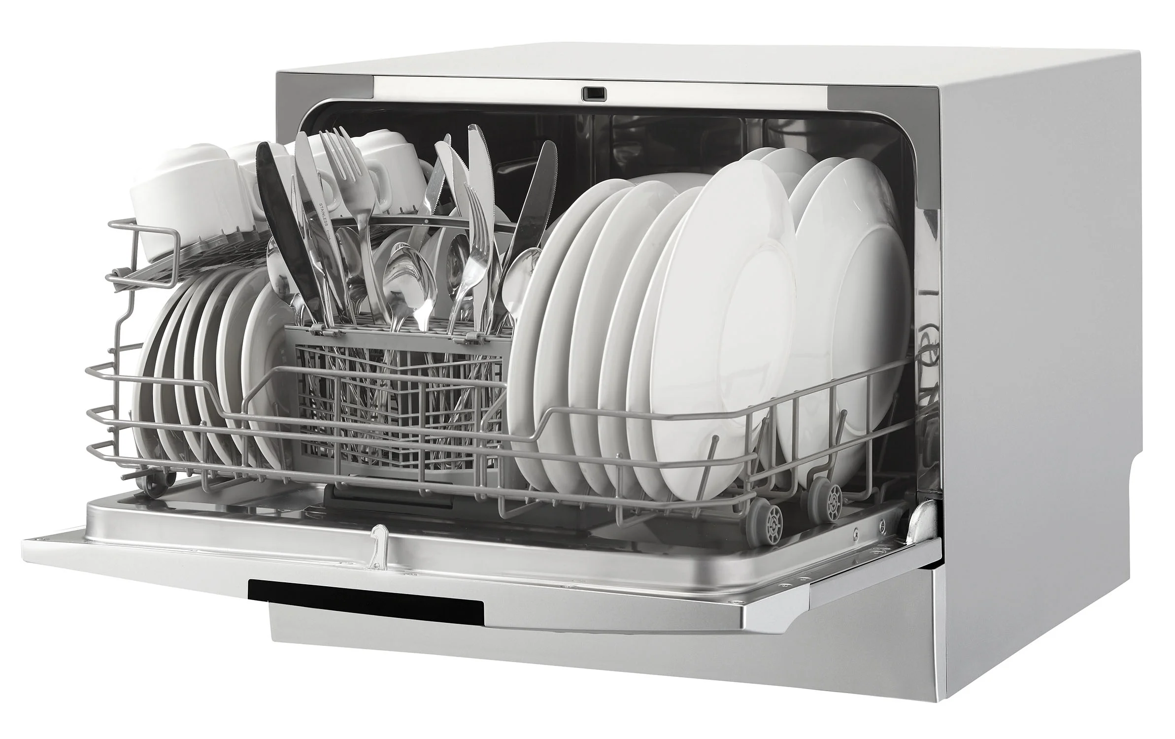 Danby 6 Place Setting Countertop Dishwasher in Silver