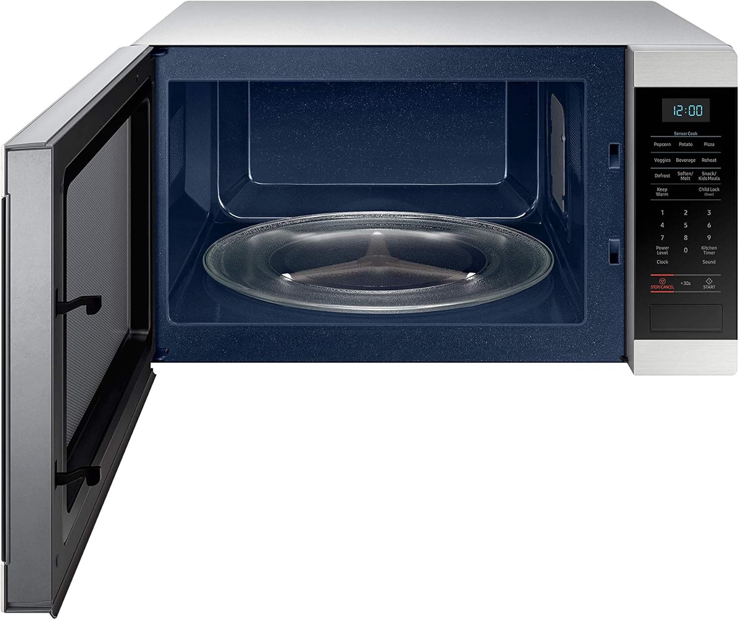 SAMSUNG Countertop Microwave Oven with 1.9 Cu. Ft. Capacity - Smart Sensor, Easy to Clean Interior, 950 Watts of Power, Auto Defrost
