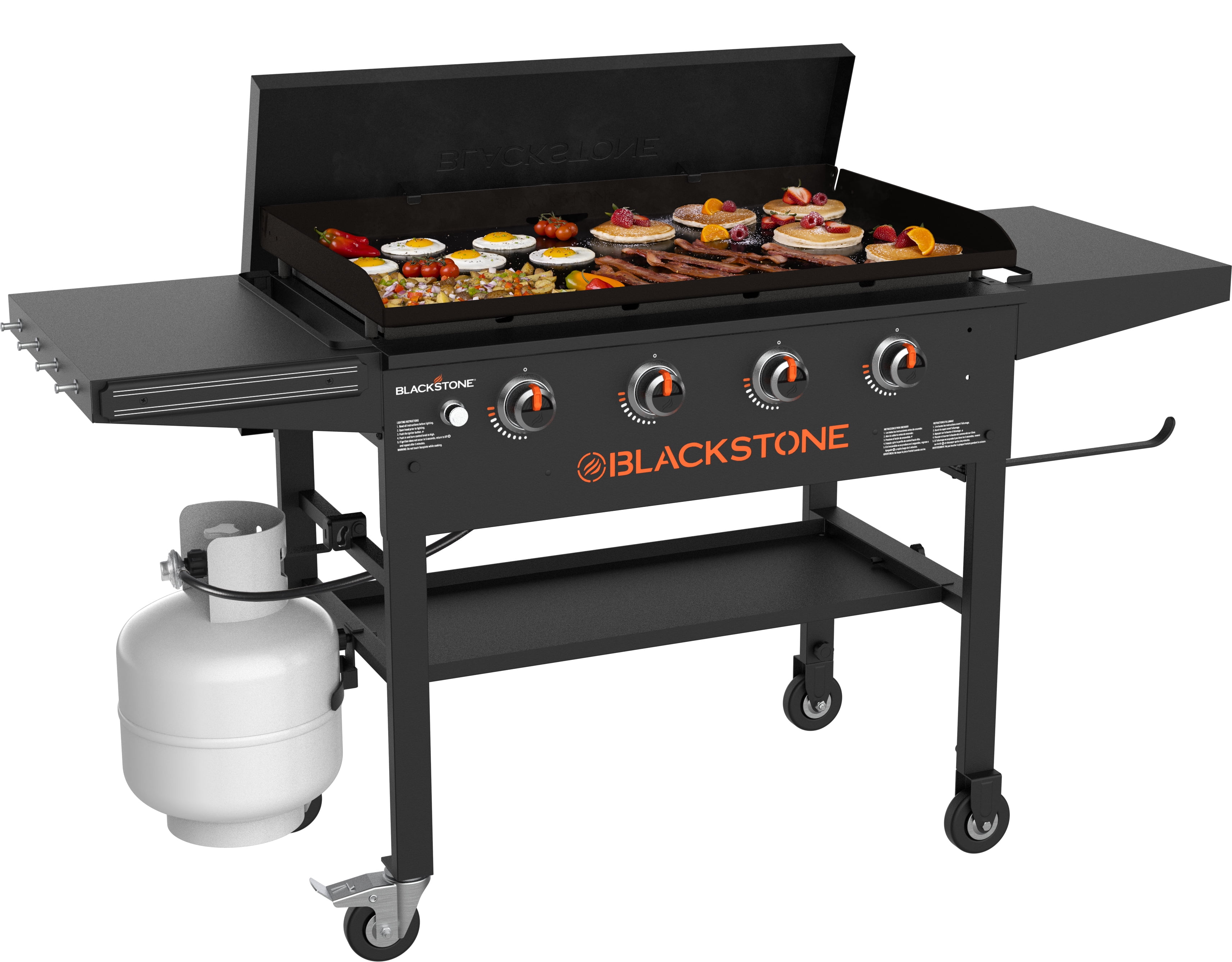 Blackstone Original 4-Burner 36 Propane Omnivore Griddle with Hard Cover
