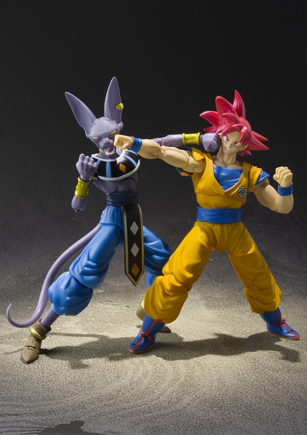 Bandai Tamashii Nations S.H. Figuarts Super Saiyan God Son Goku "Dragon Ball Super" Action Figure