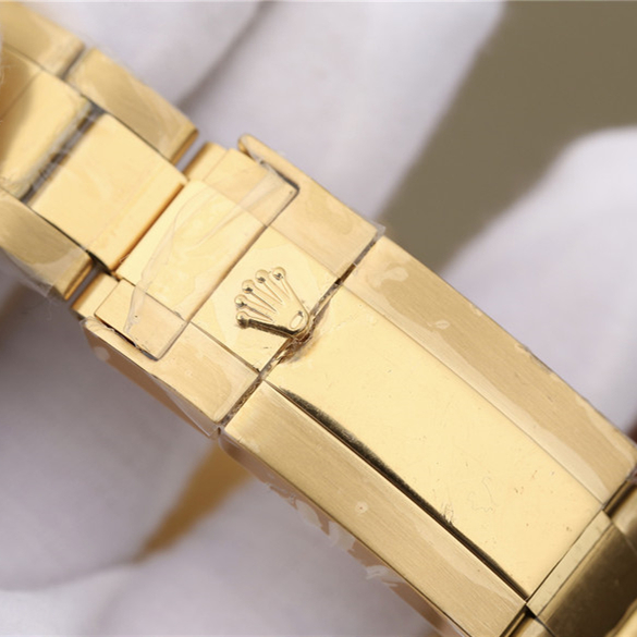 DAYTONA RAINBOW DIAMOND YELLOW GOLD STAINLESS STEEL 40mm