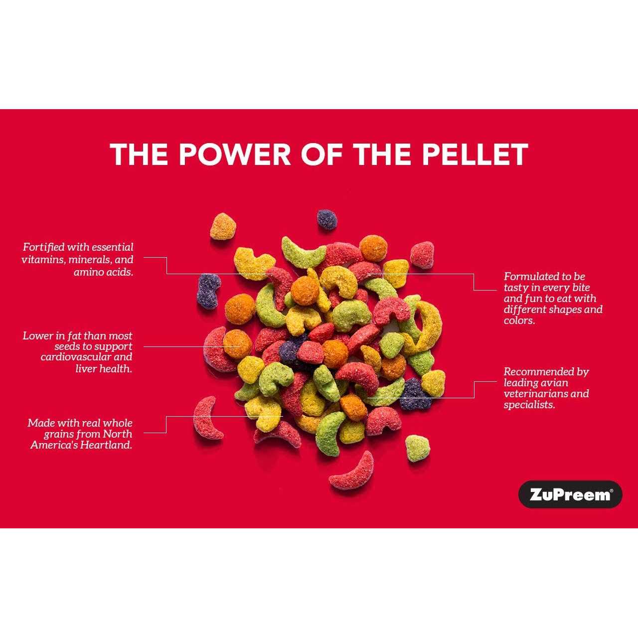 ZuPreem FruitBlend 83350 Bird Food - Pet Supplies online store