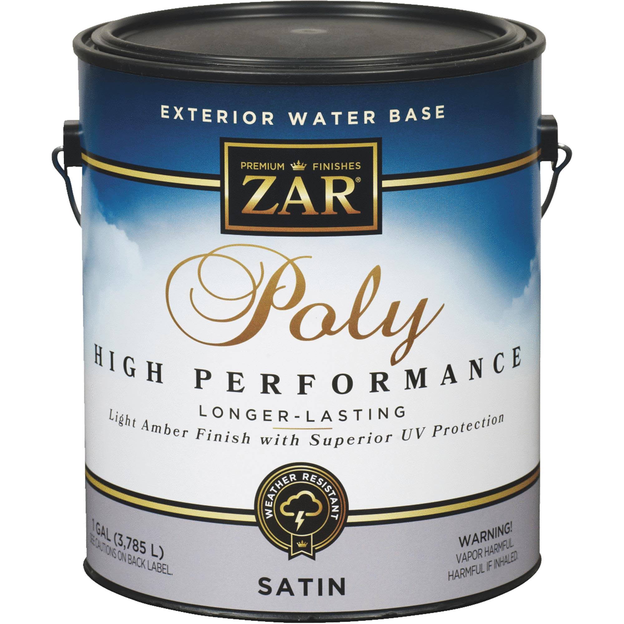 Zar Water-Based Exterior Polyurethane