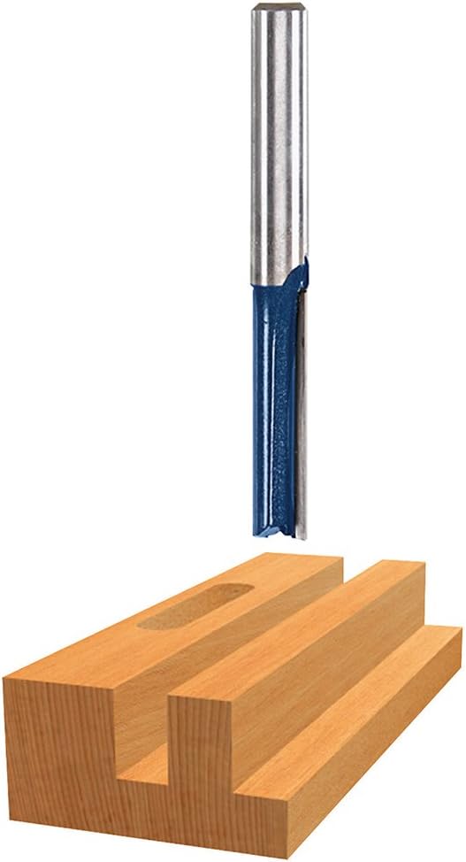 BOSCH RBS006 1/4-Inch Shank Carbide-Tipped Multi-Purpose Router Bit Set, 6-Piece