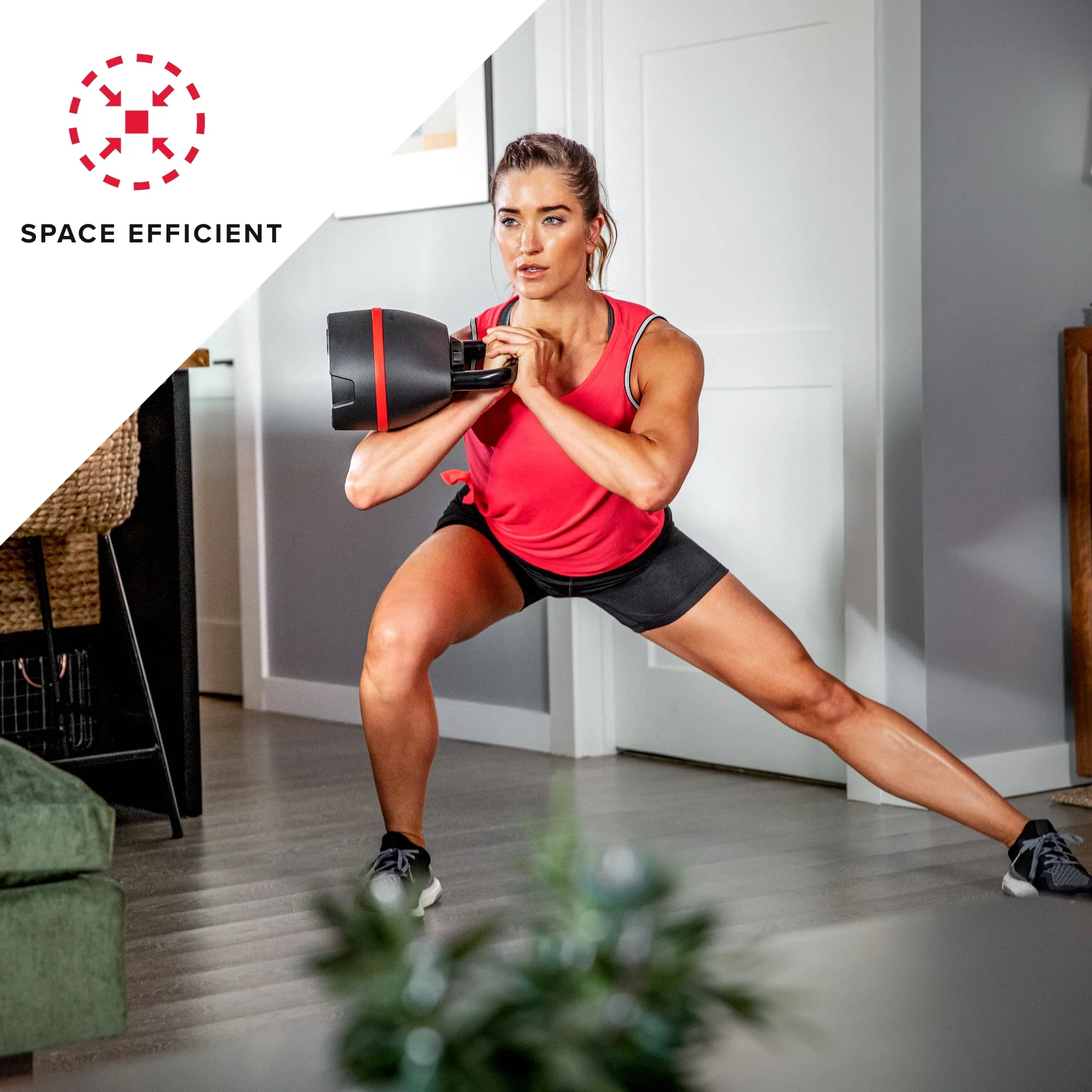 Bowflex SelectTech 840 Adjustable Kettlebell, 6 Weight Settings from 8-40 lbs, Single, Free 2-Month JRNY Membership