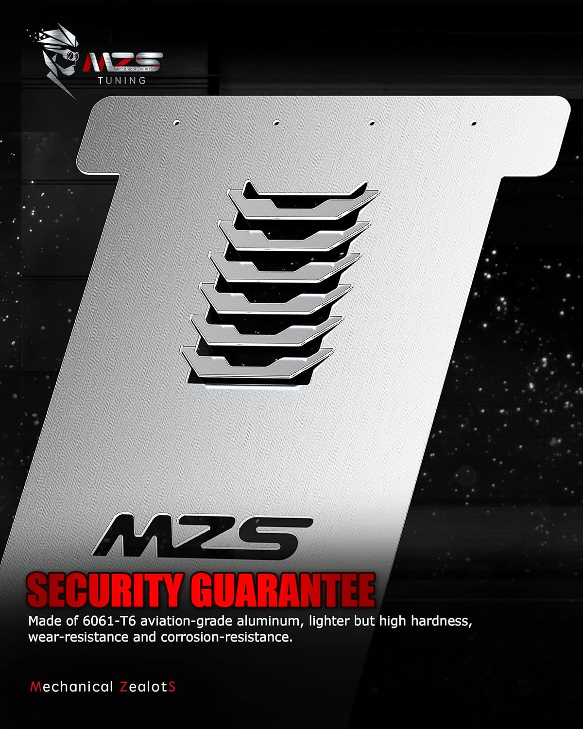 MZS Catalytic Converter Protection Shield, Anti-Theft Cat Protector Compatible with 2016-2022 Prius Gen 4