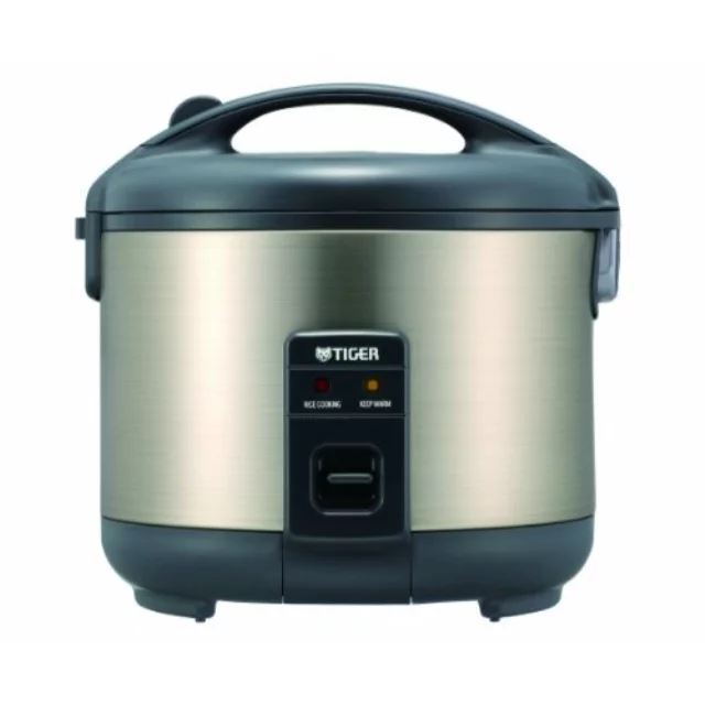 Tiger JNP-S10U-HU 5.5-Cup (Uncooked) Rice Cooker and Warmer, Stainless Steel Gray