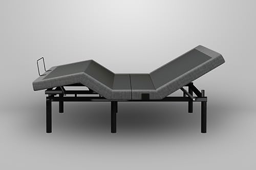 iDealBed 5i Custom Adjustable Bed Base, Wall Hugger, Massage, Zero-Gravity, Dual USB Charger, One Touch Comfort, Programmable Memory, Night Light