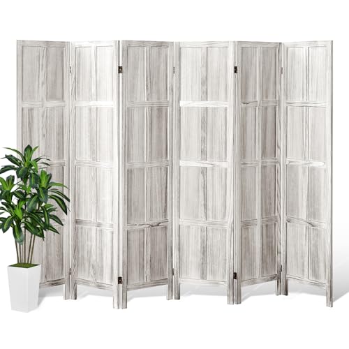 4 Panel Room Divider, 5.6 FT Folding Privacy Screen Room Divider, Partition Divider for Room Separation, Room Partition Separator