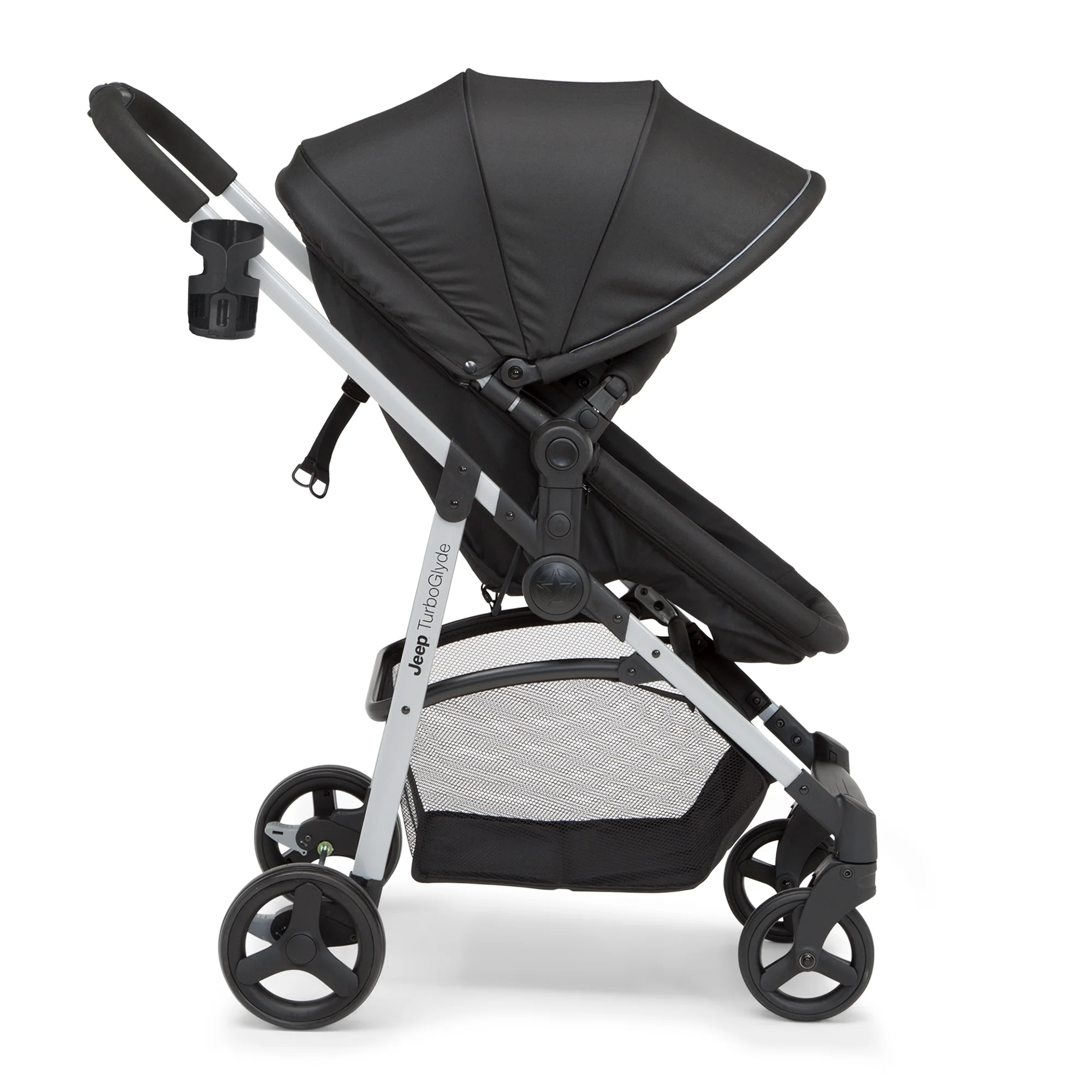 Jeep TurboGlyde 3-in-1 Stroller by Delta Children, Black