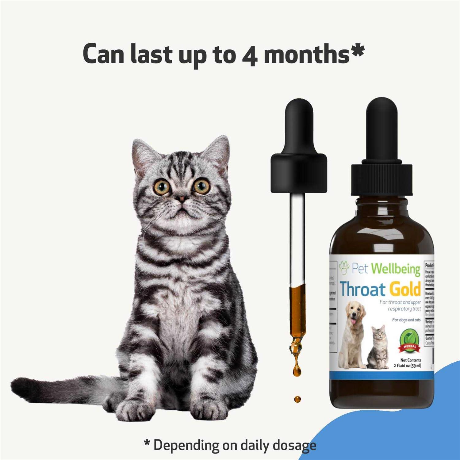 Pet Wellbeing Throat Gold for Dogs - Pet Supplies online store