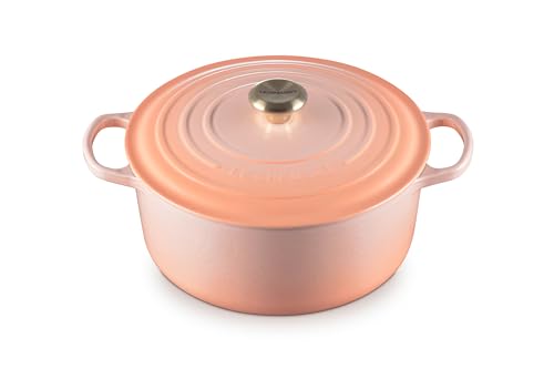 Le Creuset Enameled Cast Iron Signature Round Dutch Oven, 5.5 qt., Cerise