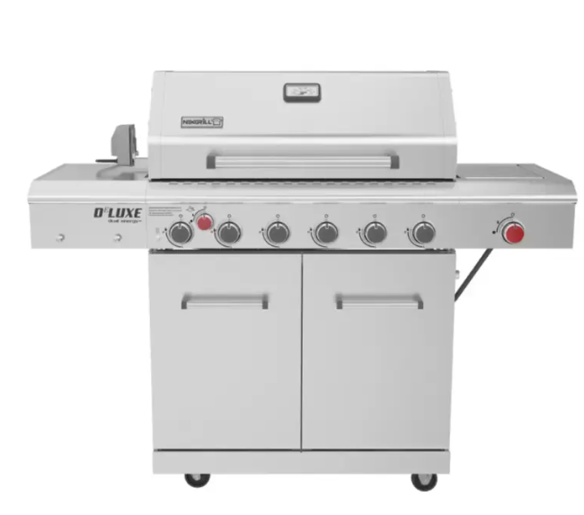 Nexgrill 7 Burner Stainless Steel Gas Barbecue + Side Burner + Rotisserie Kit + Cover