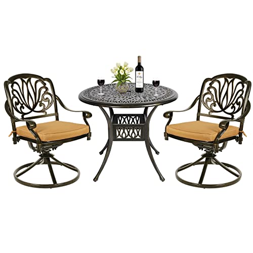 MEETWARM 3-Piece Outdoor Patio Dining Set