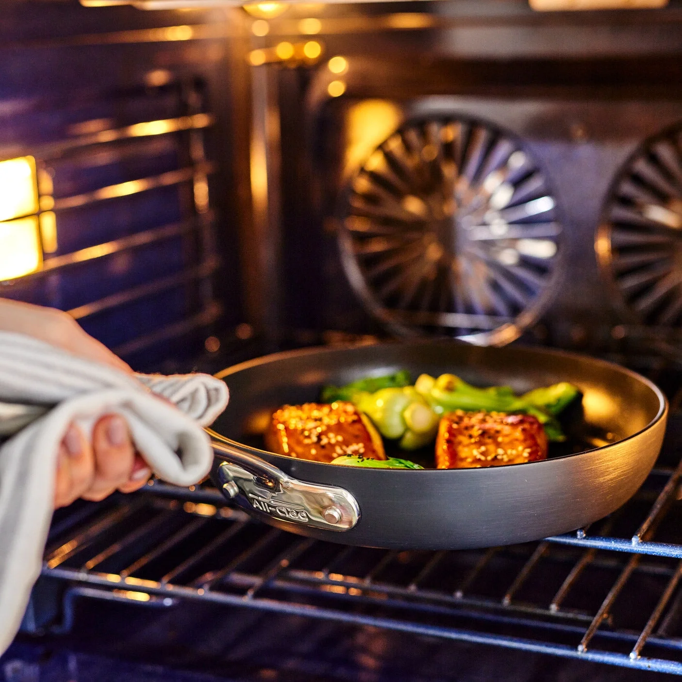 All-Clad Hard-Anodized Fry Pan Set - 3 Pieces