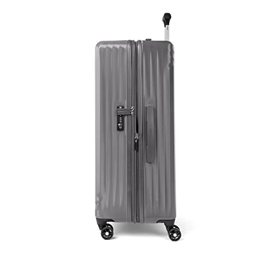 Travelpro Maxlite Air Hardside Expandable Carry on Luggage, 8 Spinner Wheels, Lightweight Hard Shell Polycarbonate Suitcase, Shadow Grey
