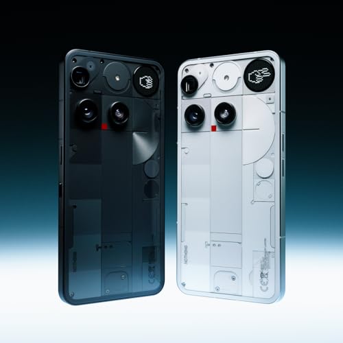 Nothing Phone (3) Cell Phone, 2025 New 5G Unlocked Phones 512GB, Android 15, Snapdragon 8s Gen4