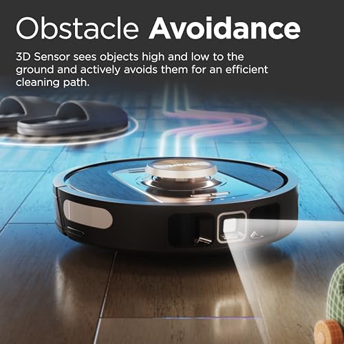 Shark RV2820AE Detect Pro Self-Empty Robot Vacuum with Bagless, 60-day Capacity HEPA Base, 3 Detect & React Technologies