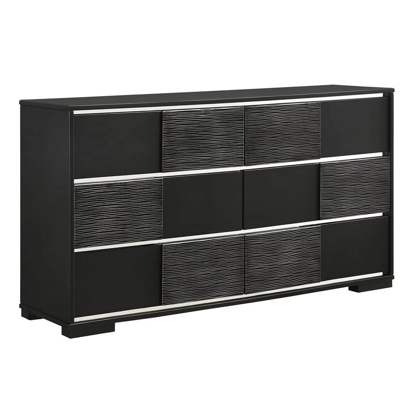 Blacktoft 5-piece Eastern King Panel Bedroom Set Black