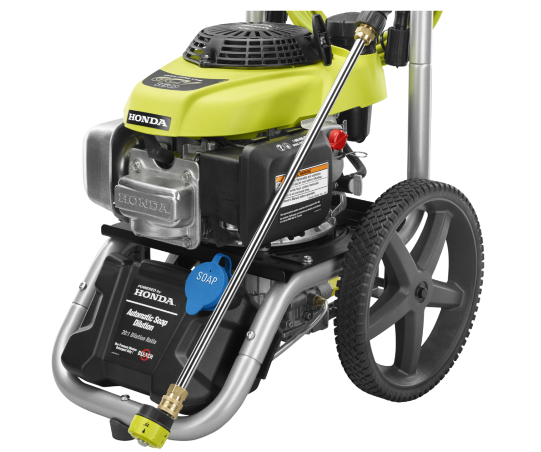 RYOBI 3000 PSI 2.3 GPM Honda Gas Pressure Washer