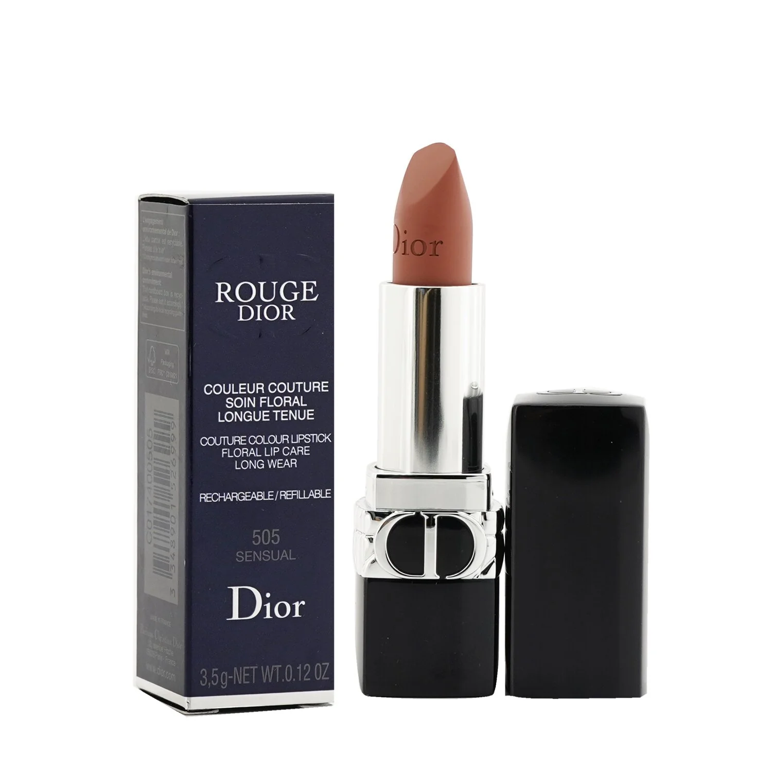 Christian Dior Rouge Dior Couture Colour Refillable Lipstick - # 766 Rose Harpers (Satin)  3.5g/0.12oz