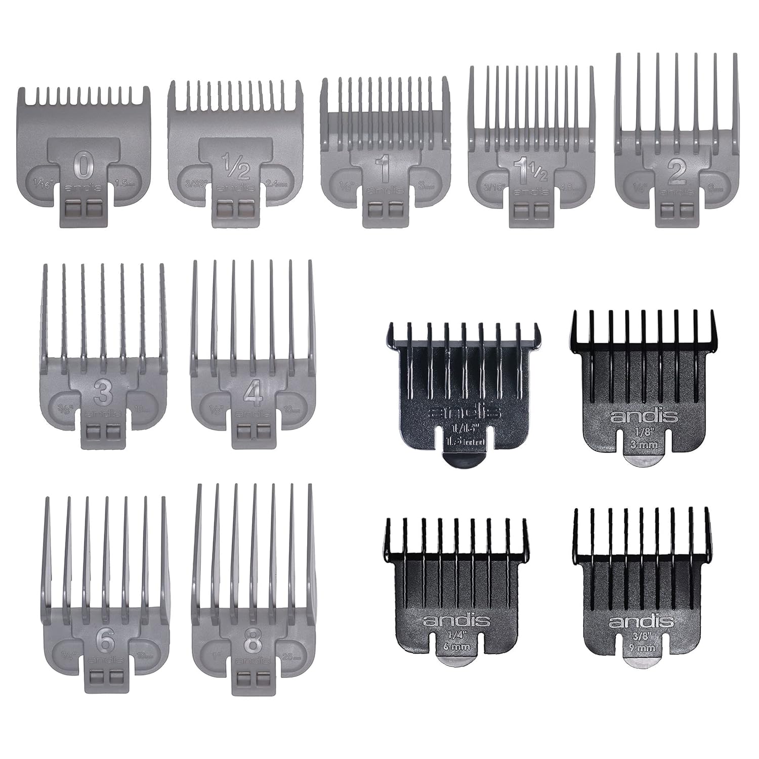 Andis Barber Combo-Powerful High-Speed Adjustable Clipper Blade & T-Outliner T-Blade Trimmer with fine Teeth for Dry Shaving