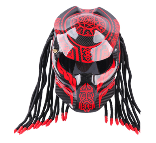 Robot motorcycle helmet, DOT/FMVSS-218 safety standard, adult male and female