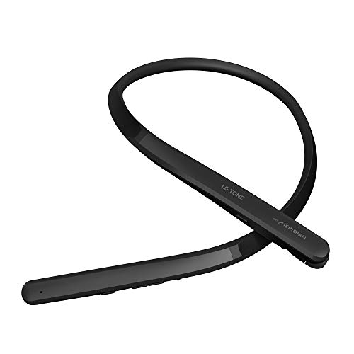 LG TONE Flex Wireless Bluetooth Stereo Neckband Earbuds HBS-XL7 - 32-Bit Hi-Fi DAC, Meridian Audio, Black