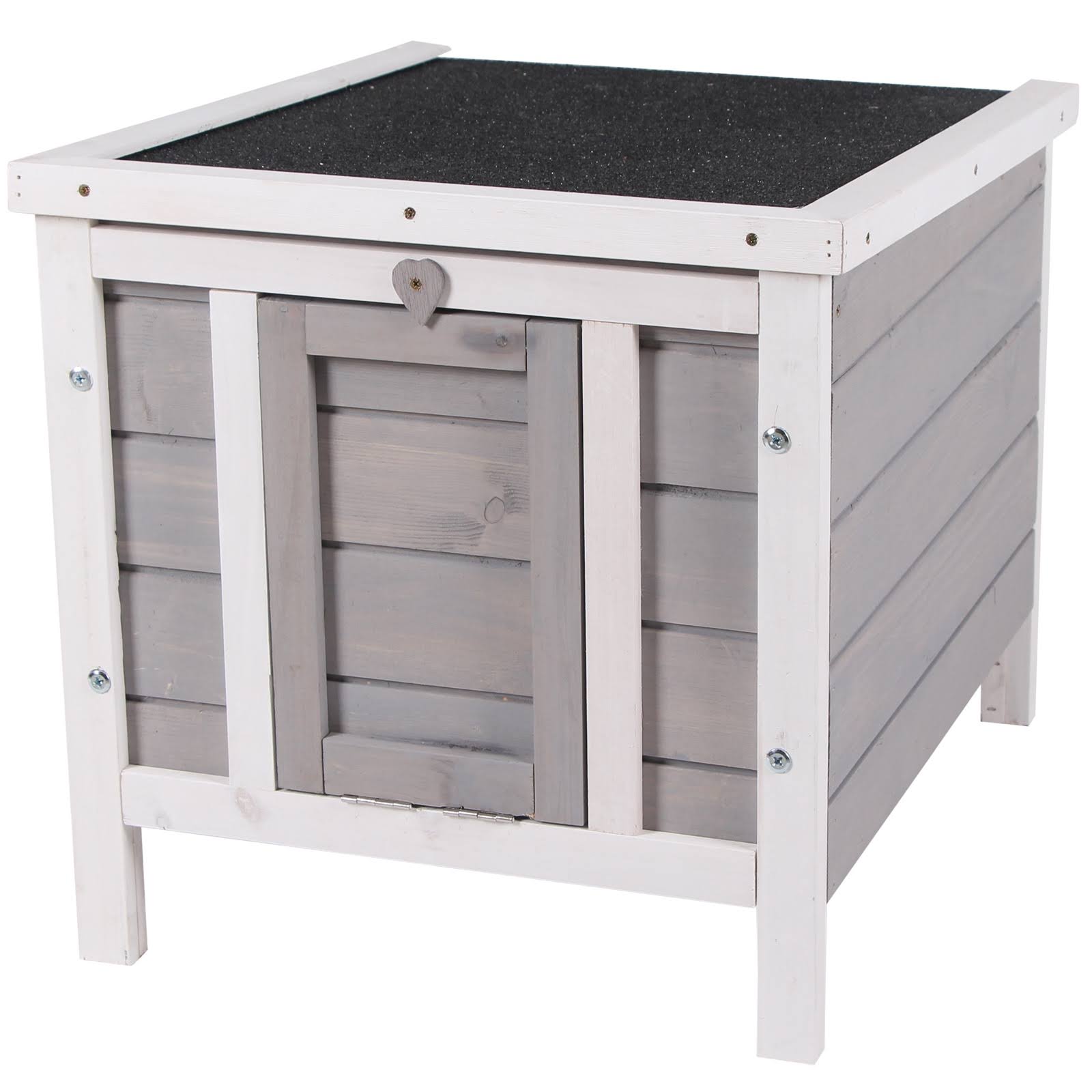 Pawhut Outdoor Rabbit Hutch Bunny Cage Raised Wooden Pet House