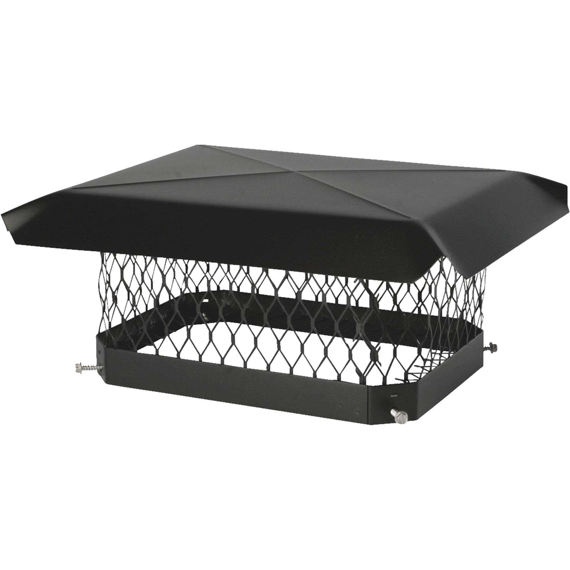 HY-C Galvanized Steel Chimney Cap, Black