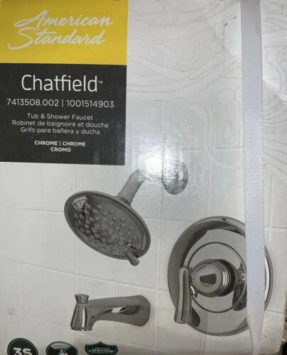American Standard Chatfield Tub Shower Faucet in Brushed Nickel 7413508.295