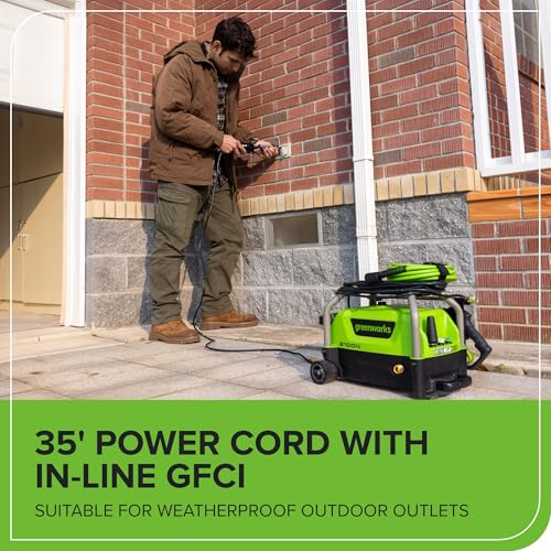 Greenworks 2000 PSI 1.2 GPM Pressure Washer (Open Frame GPW2003) GPW2003