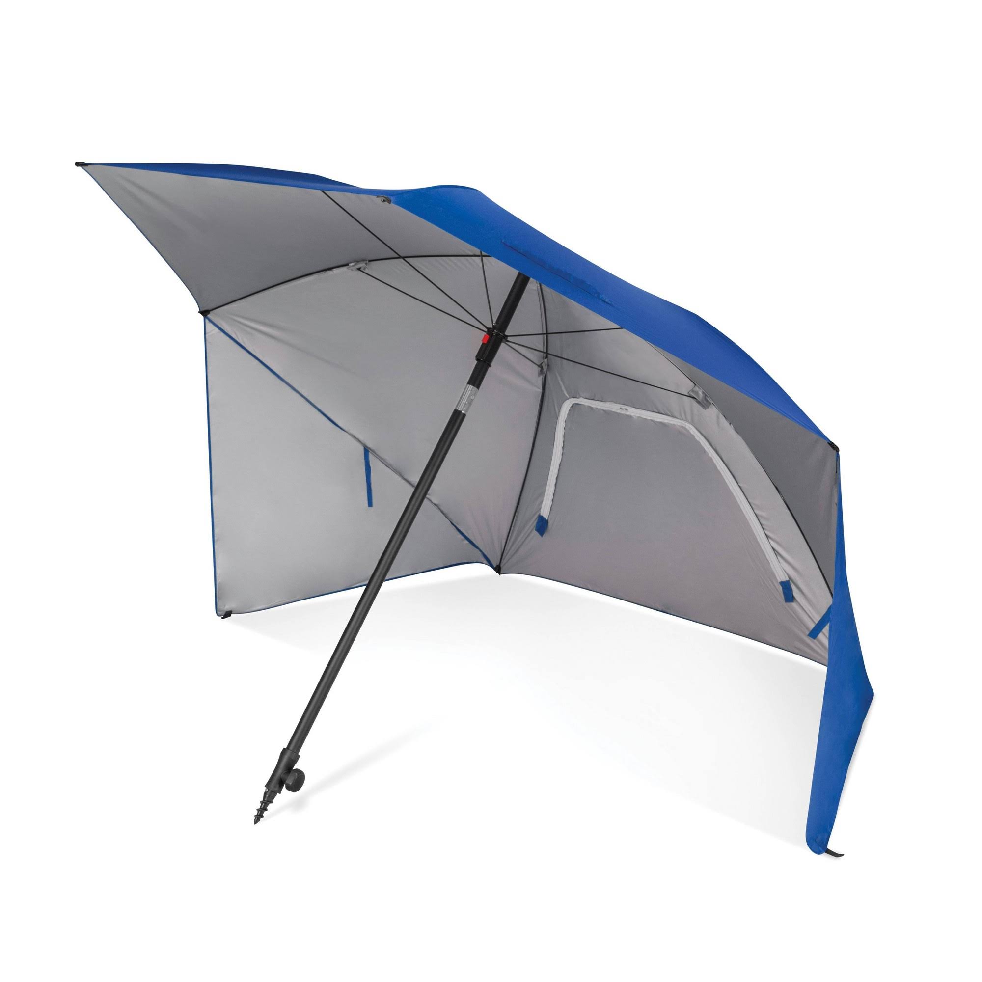 Sport-brella Ultra SPF 50+ Angled Shade Canopy Umbrella (8-Foot), Blue