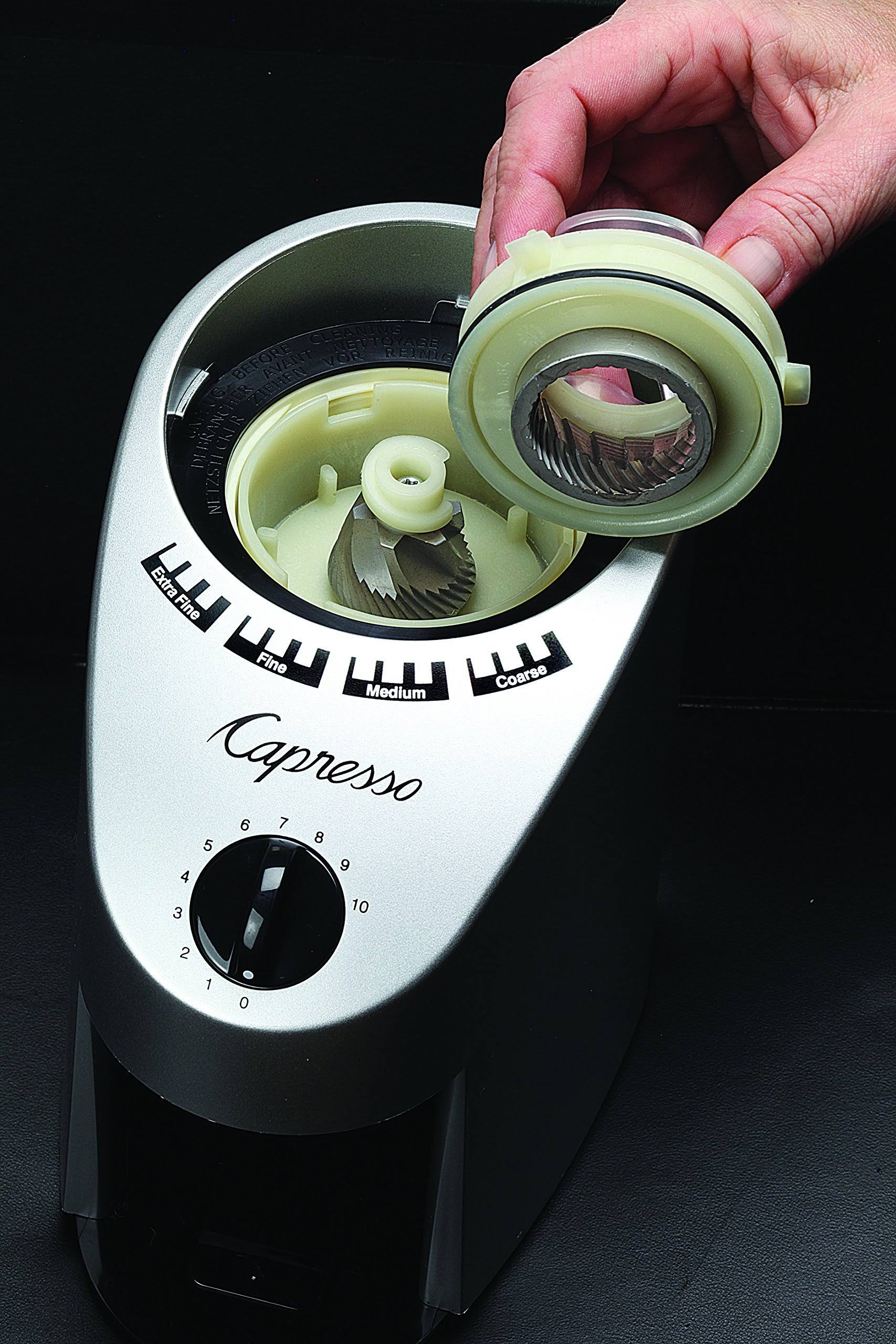 Capresso Infinity Conical Burr Grinder - Stainless Steel