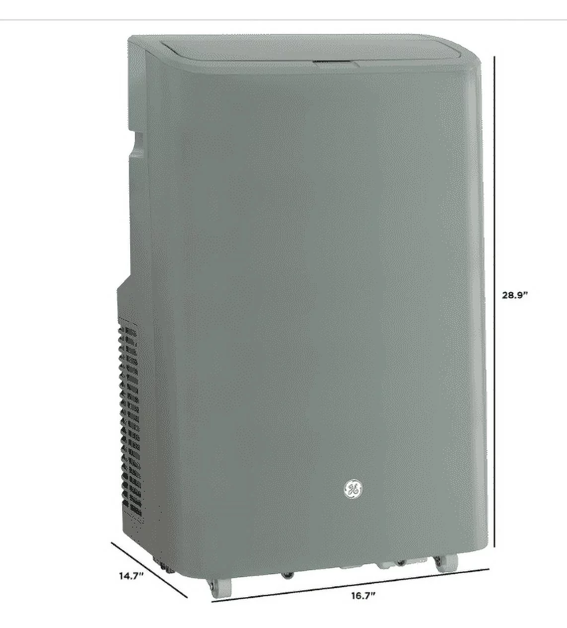 GE 7,500 BTU Portable Air Conditioner for Rooms up to 300 Sq ft., 3-in-1 Functionality with Remote