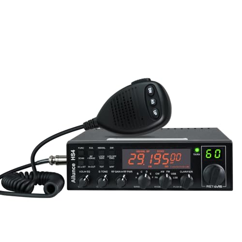 Retevis Ailunce HS4 10 Meter Radio, High Power SSB Ham Radio Base Station, CW/SSB/AM/FM/PA Mode, Noise Reduction, Dual Watch, SWR Protection