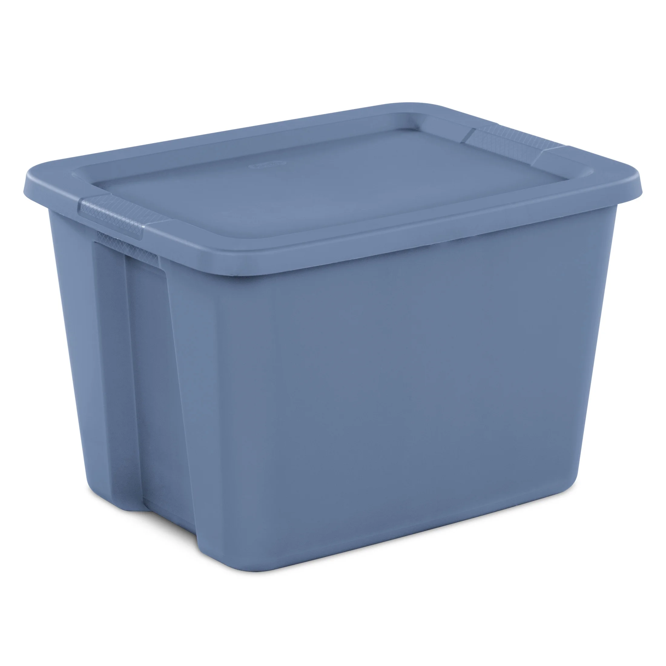 Sterilite 18 Gallon Tote Box Plastic, Gray, Set of 8