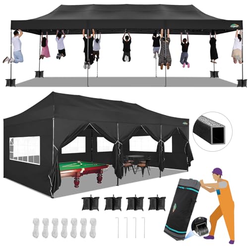 COBIZI 13x26 Pop Up Tent 13x26 Canopy with Sidewalls Heavy Duty Canopy Party Tent for Parties