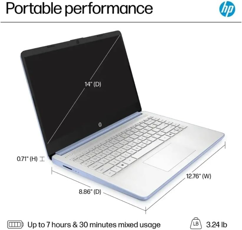 HP 14" Student-Laptop office365 Copilot AI