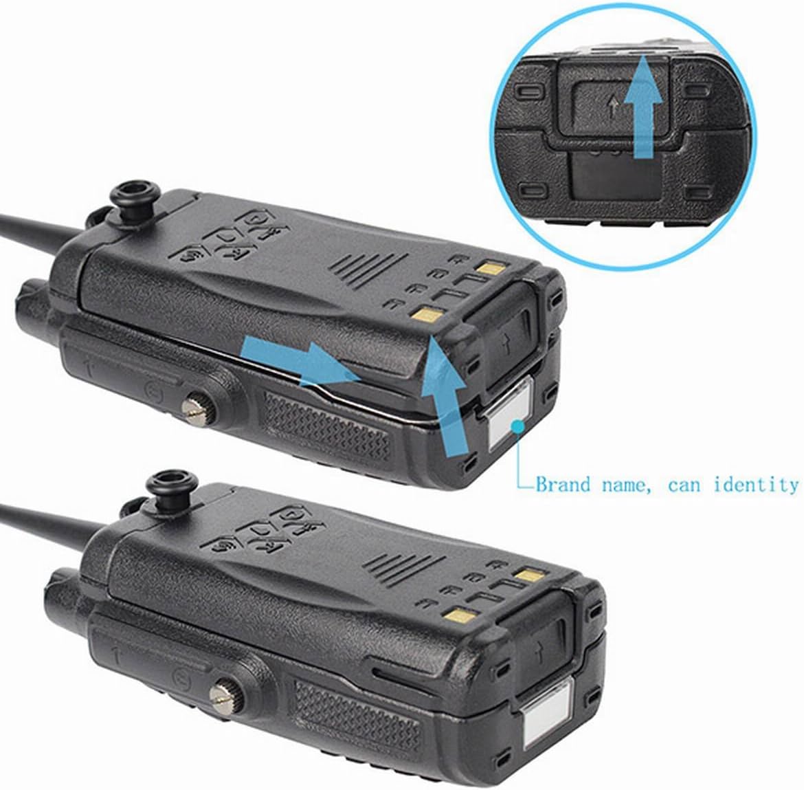 Retevis RT6 Waterproof Dual Band Radio,Walkie Talkies Adults,Flashlight,VOX