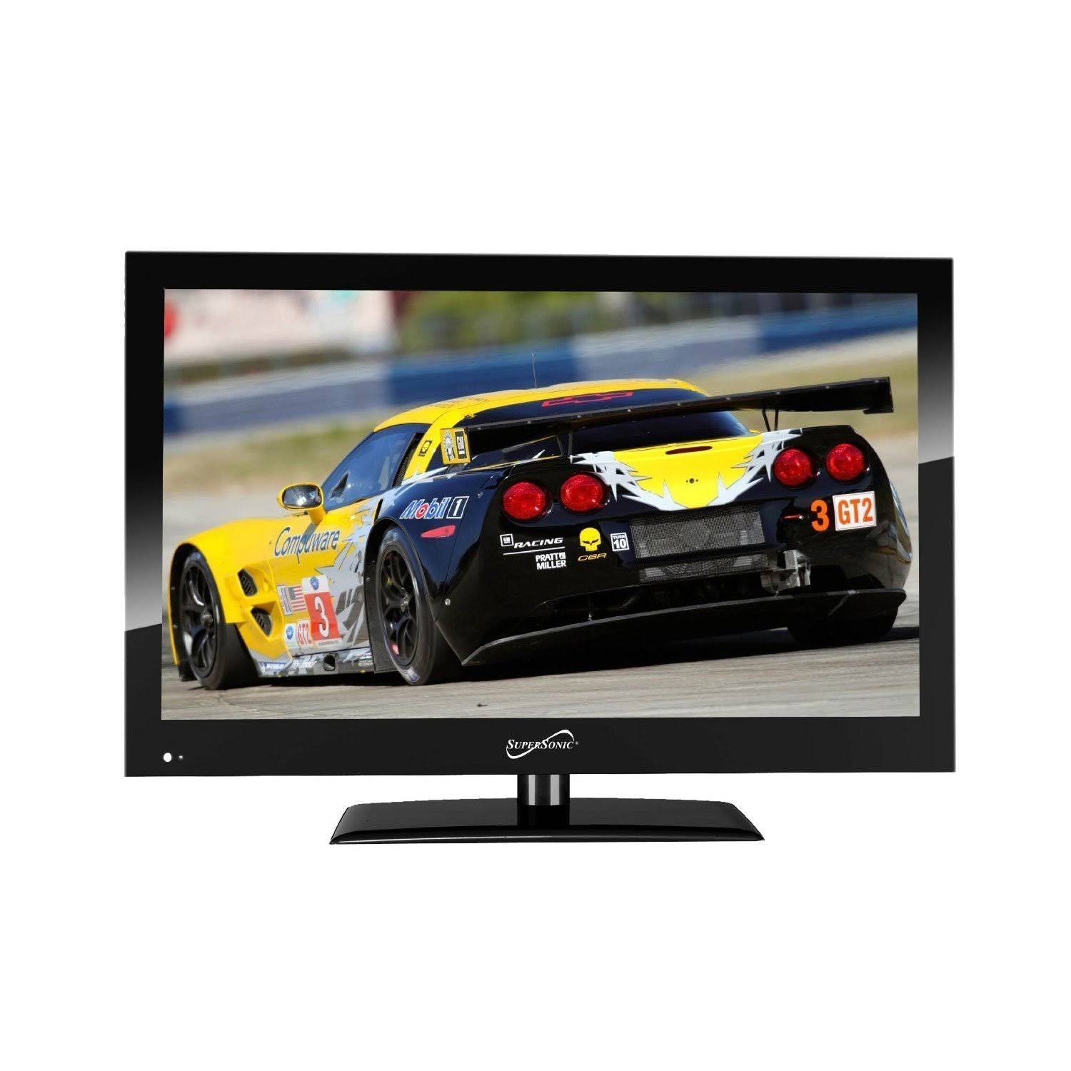 Supersonic Sc-1911 19-inch 1080p LED Widescreen HDTV with HDMI Input (AC/DC Compatible) - Megean