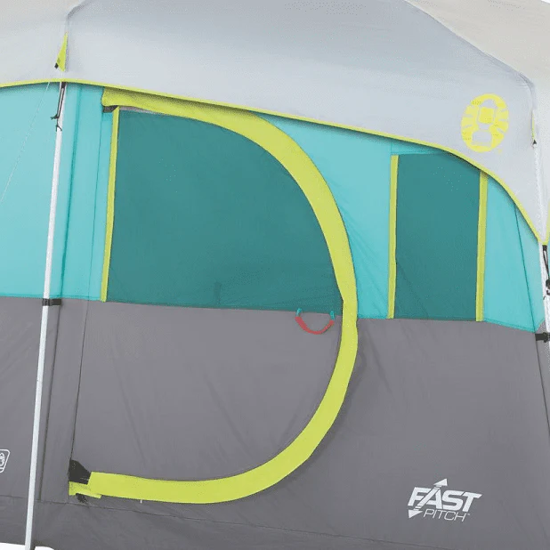 Coleman® 8-Person Tenaya Lake™ Fast Pitch™ Cabin Camping Tent with Closet, Light Blue