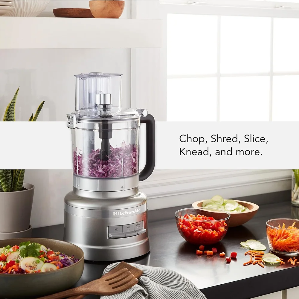 KitchenAid 13-Cup Food Processor, Contour Silver - (Open Box)