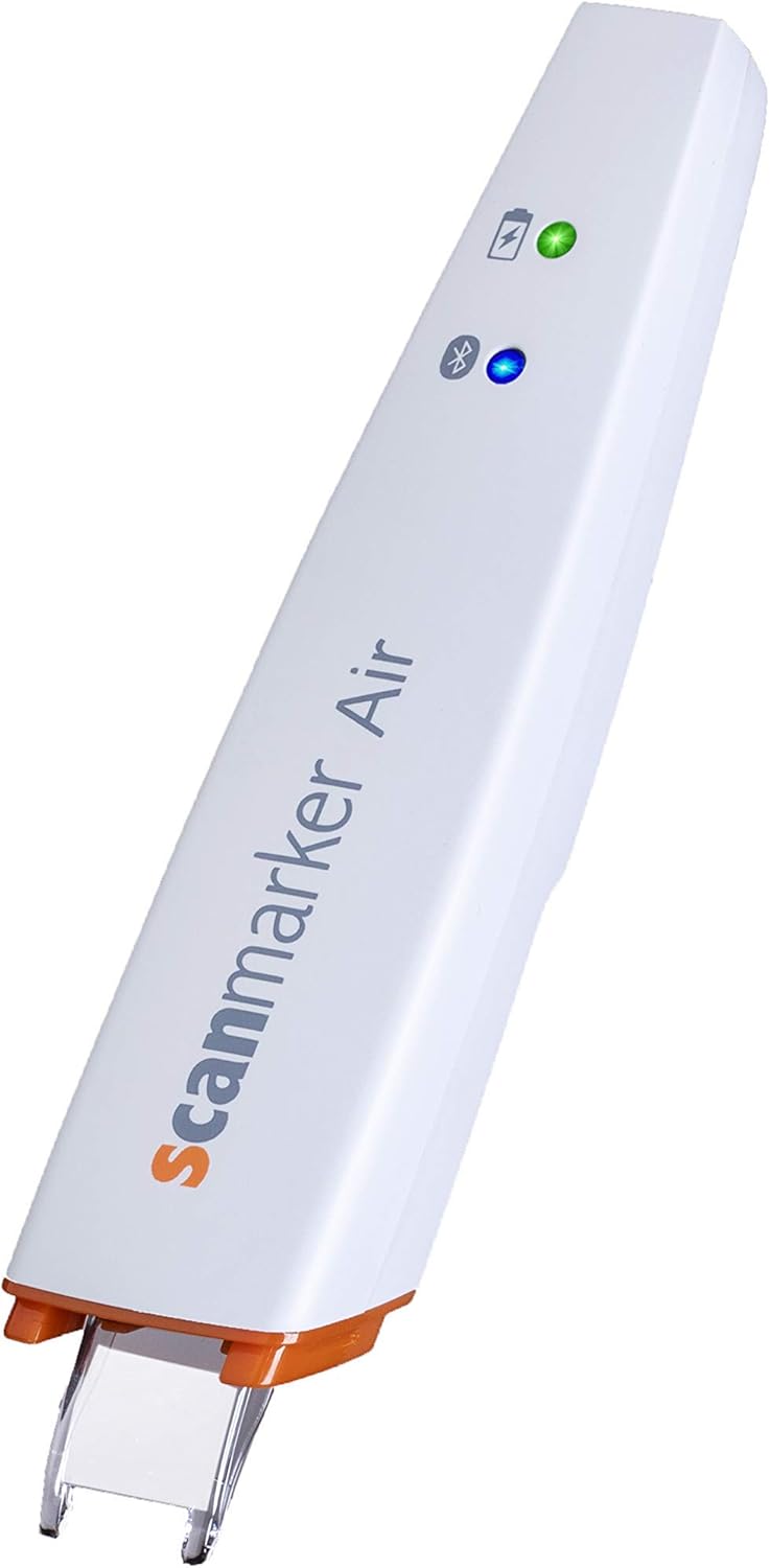 Scanmarker Air Pen Scanner - OCR Digital Highlighter and Reader - Wireless (Black, Scanmarker Air)