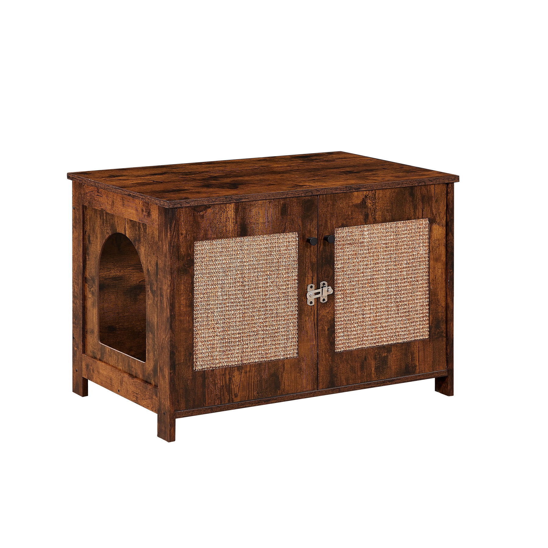 Cat Litter Box House Hidden Cabinet Extra Large Enclosure Furniture Covered Bed.
