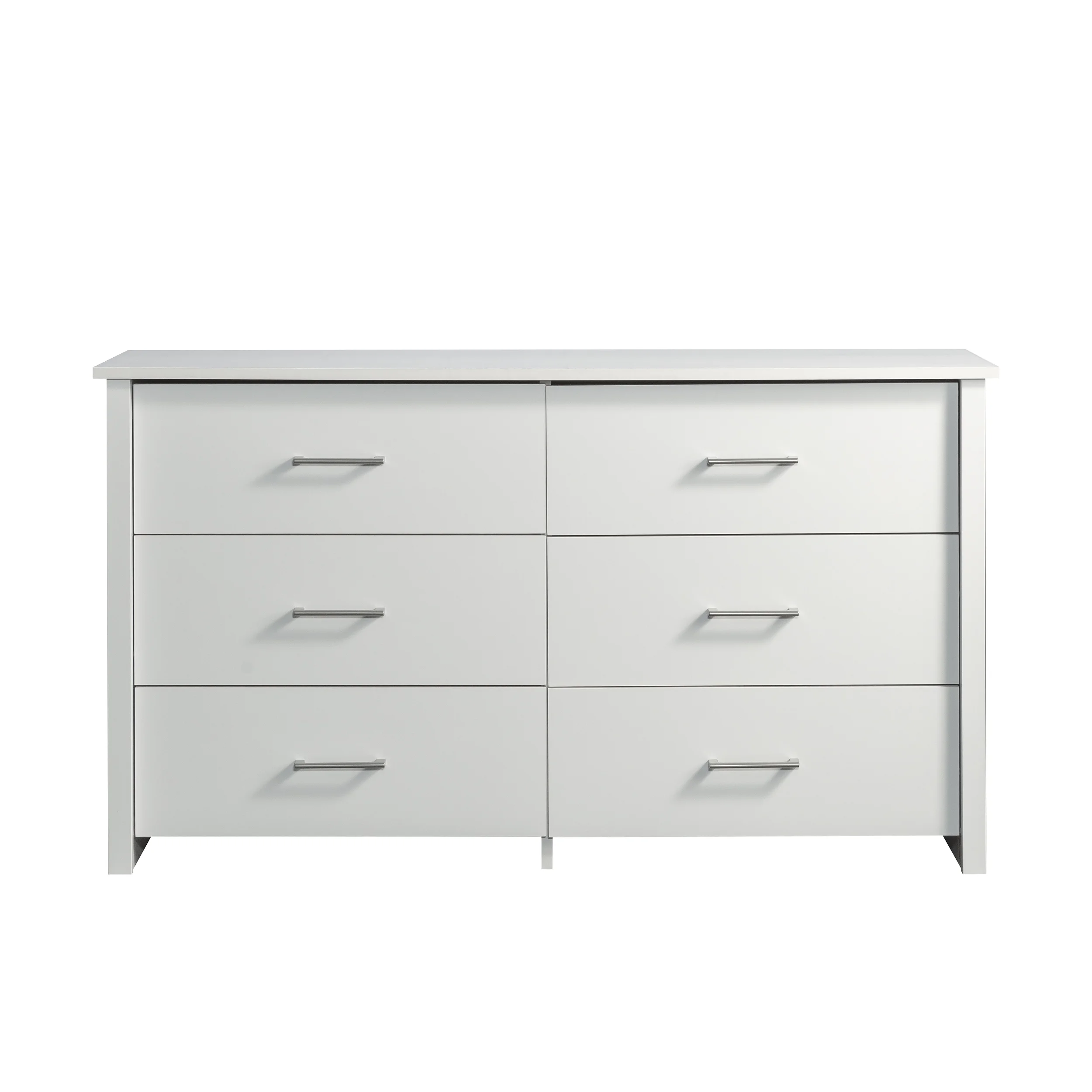 Mainstays Hillside 6-Drawer Dresser, Soft White Finish - Radiant Selections