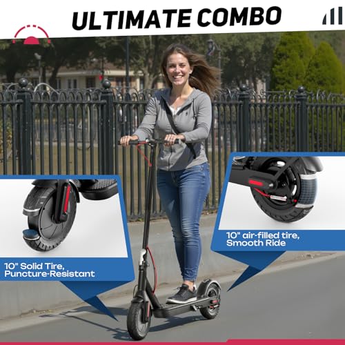 Electric Scooter for Adults – 19MPH, 17-Mile Range, 430W Peak Motor