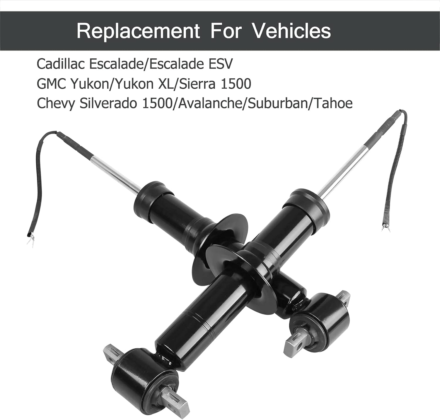 84176631 Air Shock Absorbers Magnetic Front Suspension Strut Compatible with 2015-2020 Yukon Denali XL Escalade ESV Tahoe Suburban 84977478 580-1108