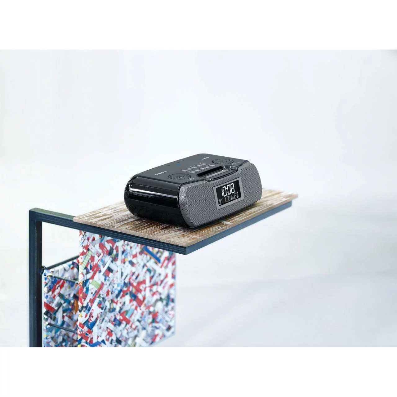 Sangean RCR-20 Digital AM/FM-RDS/Bluetooth Clock Radio with USB Charger