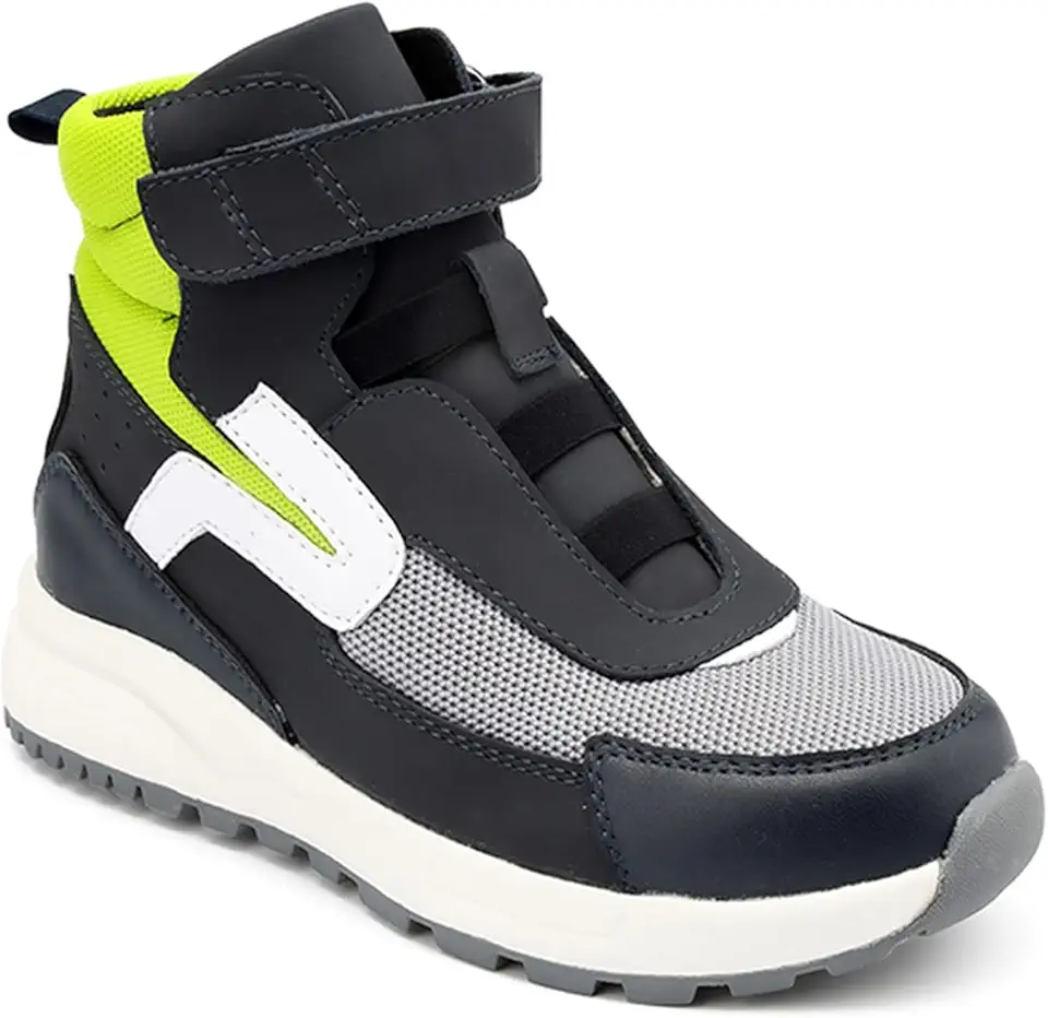 Orthopedic Shoes for Kids and Toddlers with Arch & Ankle Support,Girls and Boys'High Top Sneakers for Flat Foot,Anti-Slip Soles - Kansas Nuitrition